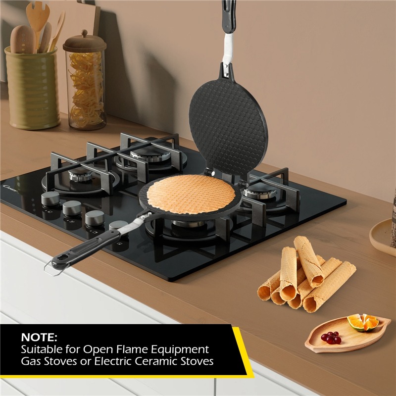 22cm Non-Stick Egg Roll Waffle - Egg Waffle Pan のレビューと価格