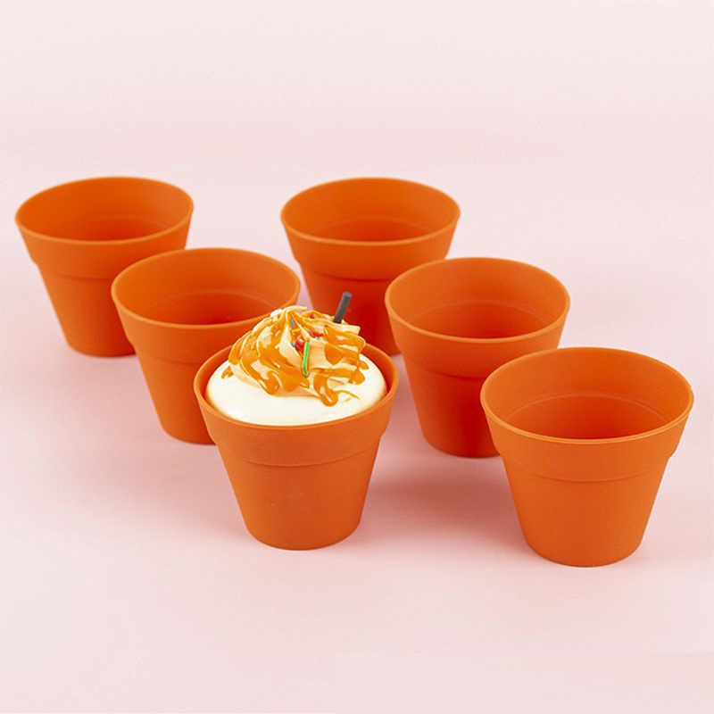 1PC Flower Pot Silicone Cake M - Potsticker Mold のレビューと価格