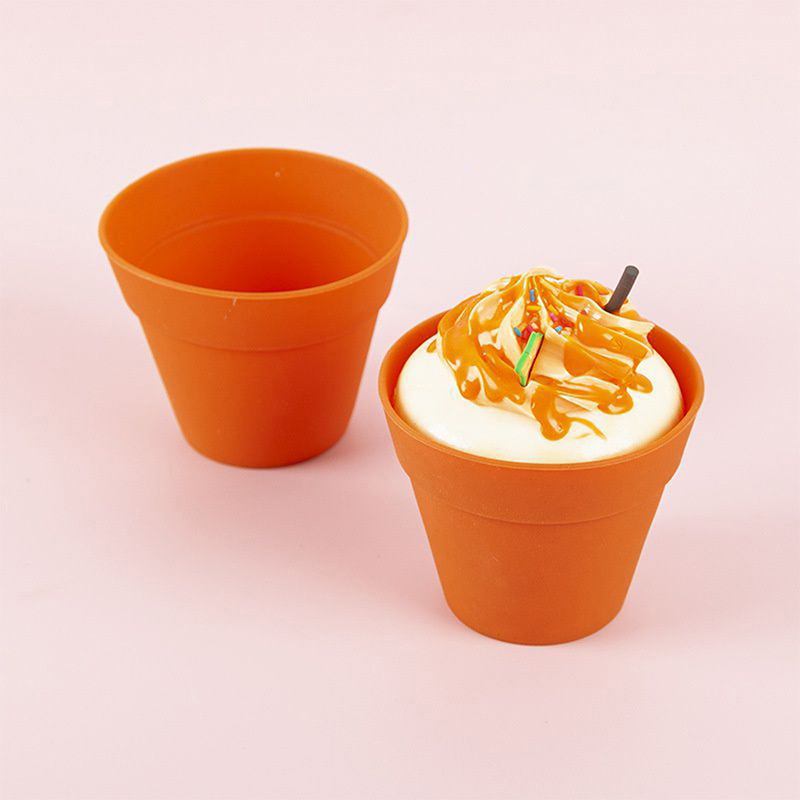 1PC Flower Pot Silicone Cake M - Potsticker Mold のレビューと価格
