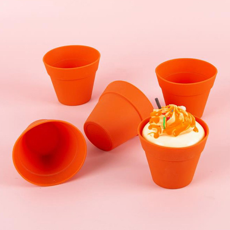1PC Flower Pot Silicone Cake M - Potsticker Mold のレビューと価格