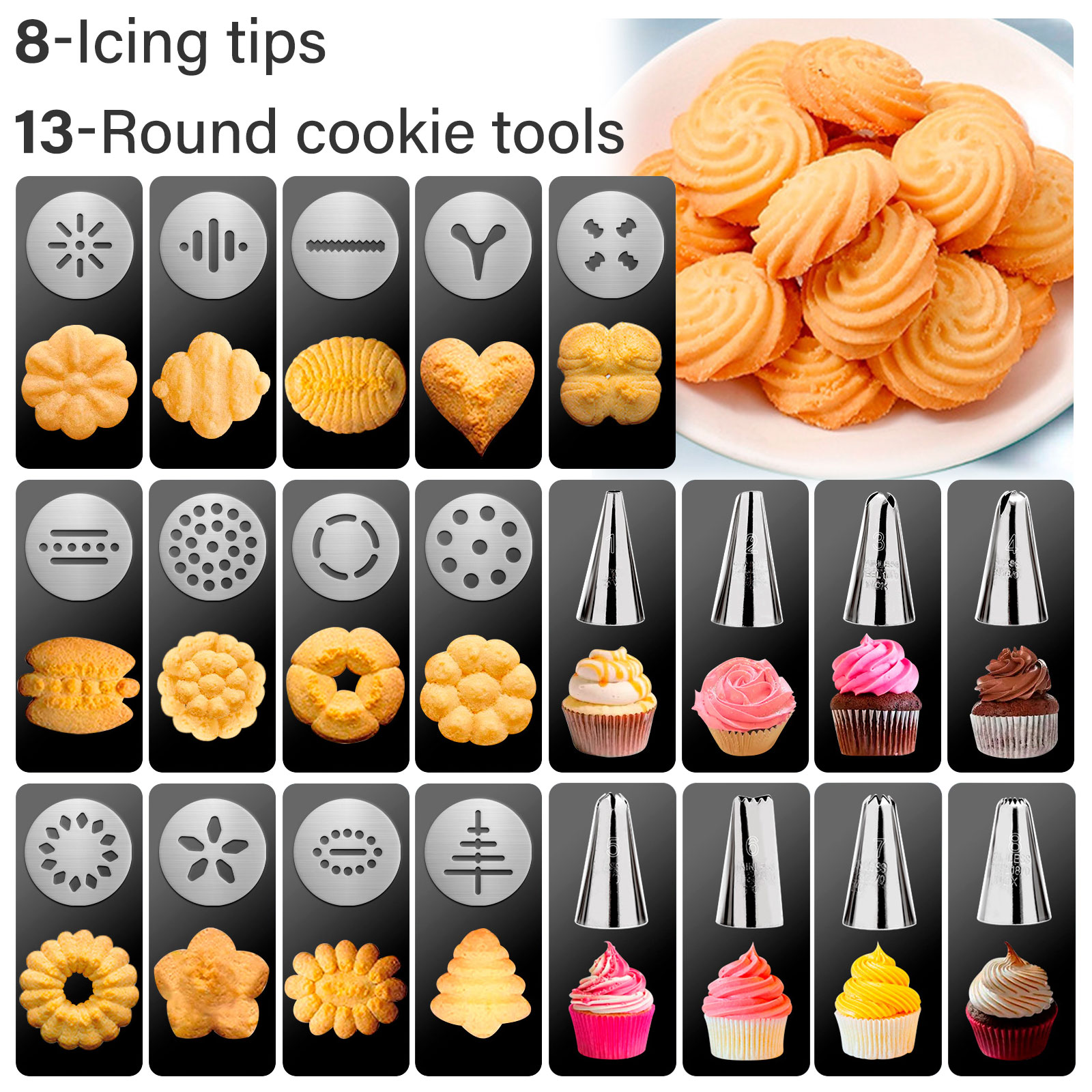 Cookie Maker Machine Stainless - Churros Maker Gun のレビューと価格