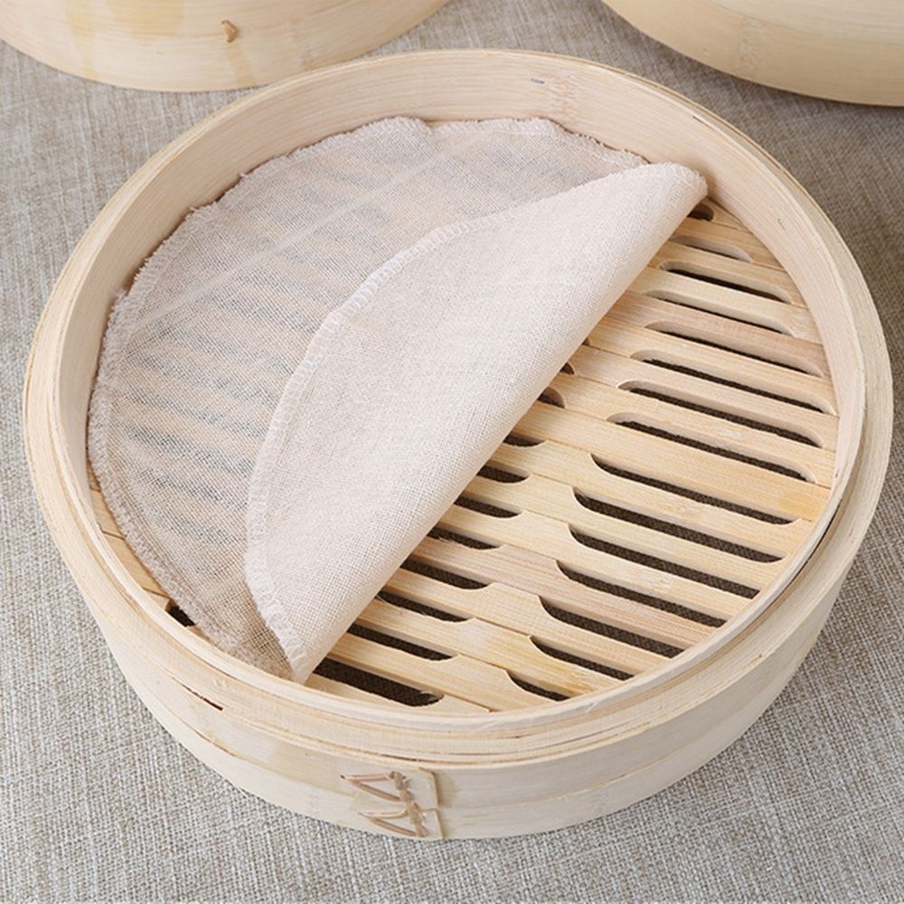 Handle Steam Basket Makes Tast - Bao Steamer Bamboo のレビューと価格