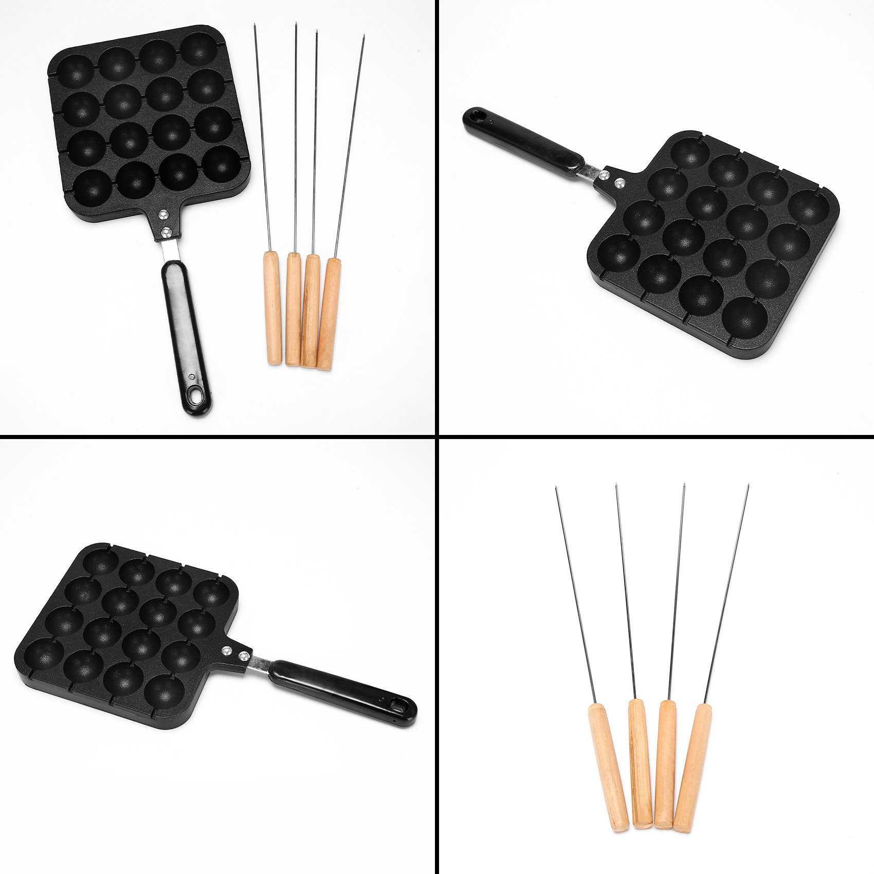 F-T 16 Holes Aluminum Takoyaki - Takoyaki Grill Plate のレビューと価格