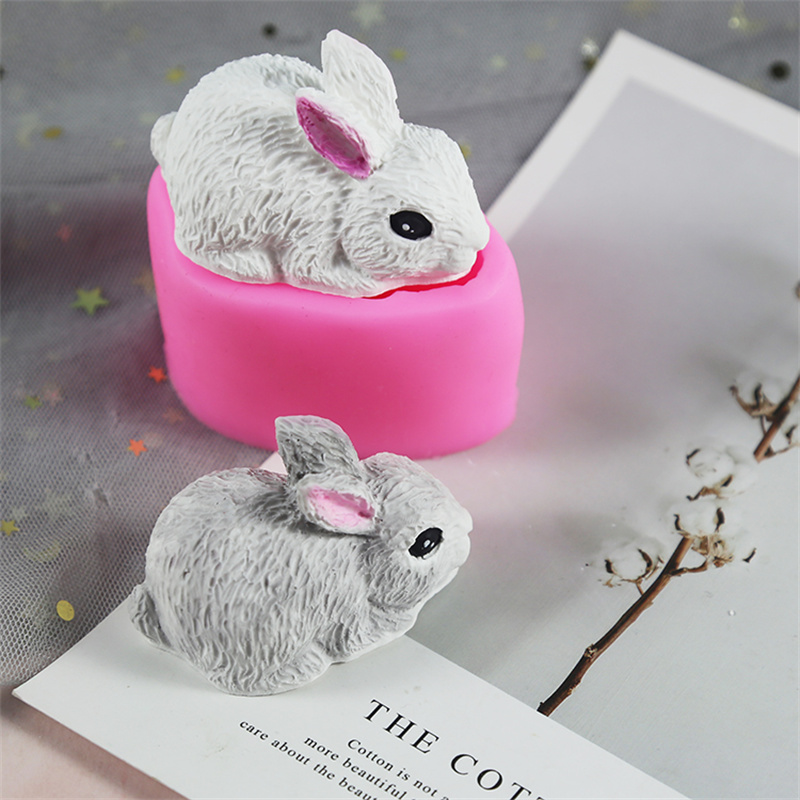 3d Rabbit Silicone Candle Mold - Bunny Cake Mold のレビューと価格