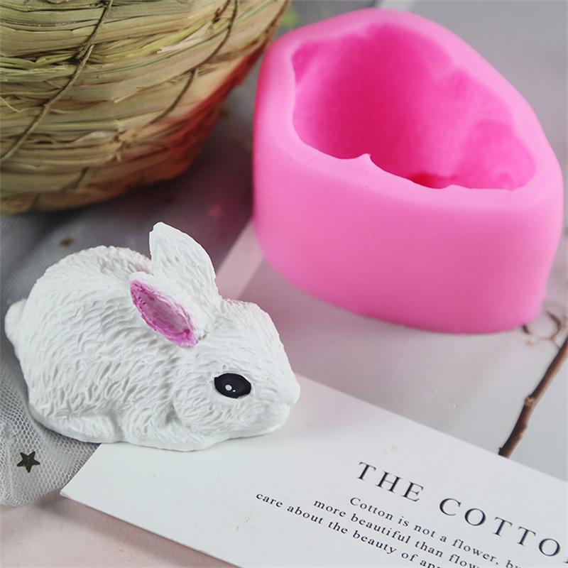 3d Rabbit Silicone Candle Mold - Bunny Cake Mold のレビューと価格