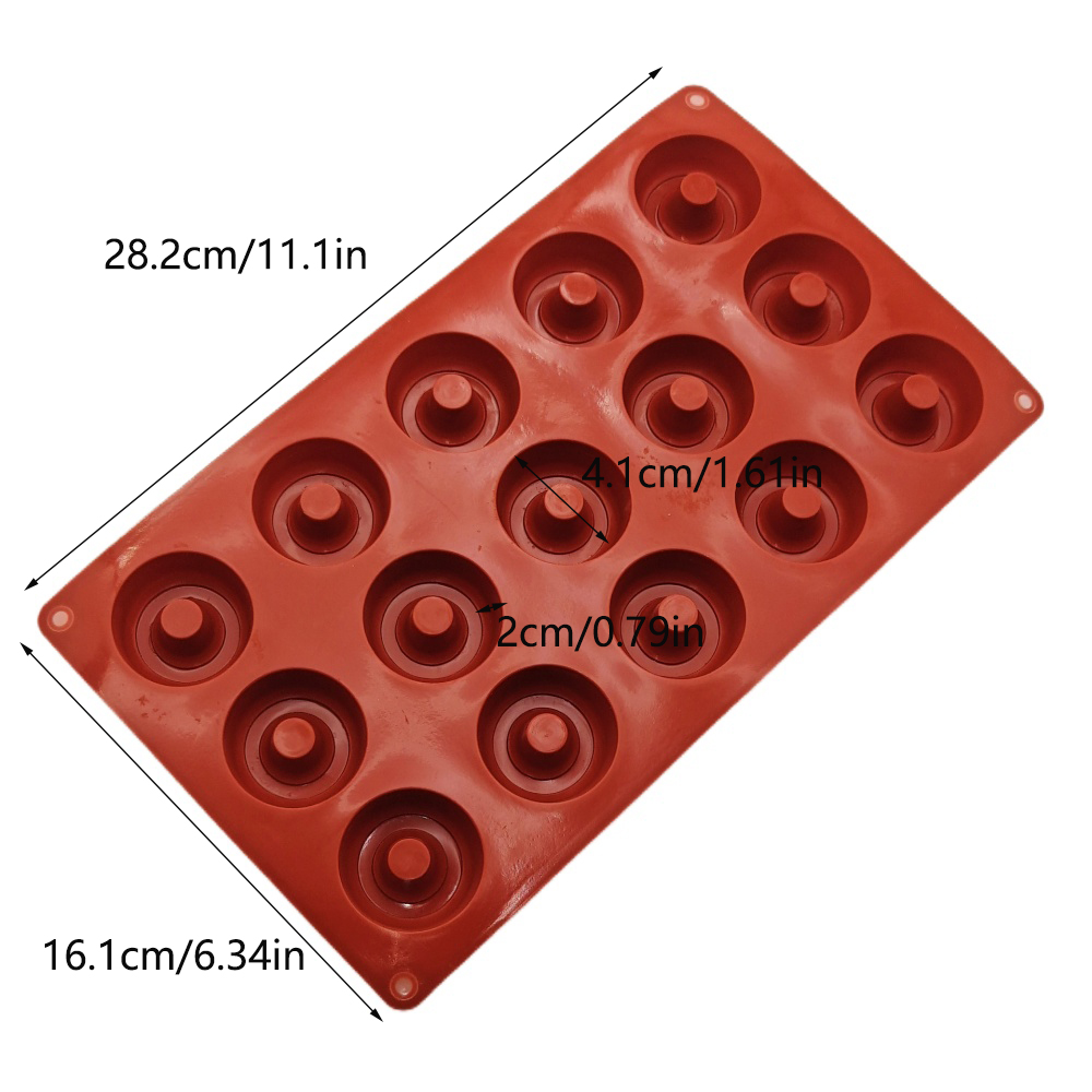Hot Selling 15 Hole Wine Vorte - Donut Mold Silicone のレビューと価格