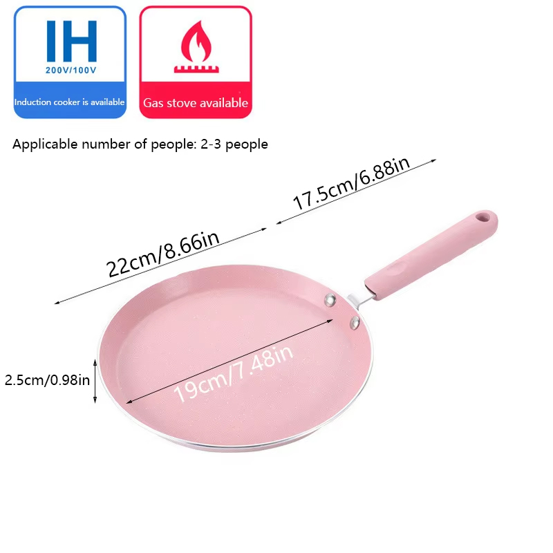 1 Non Stick Pink Frying Pan Fo - Egg Waffle Pan のレビューと価格