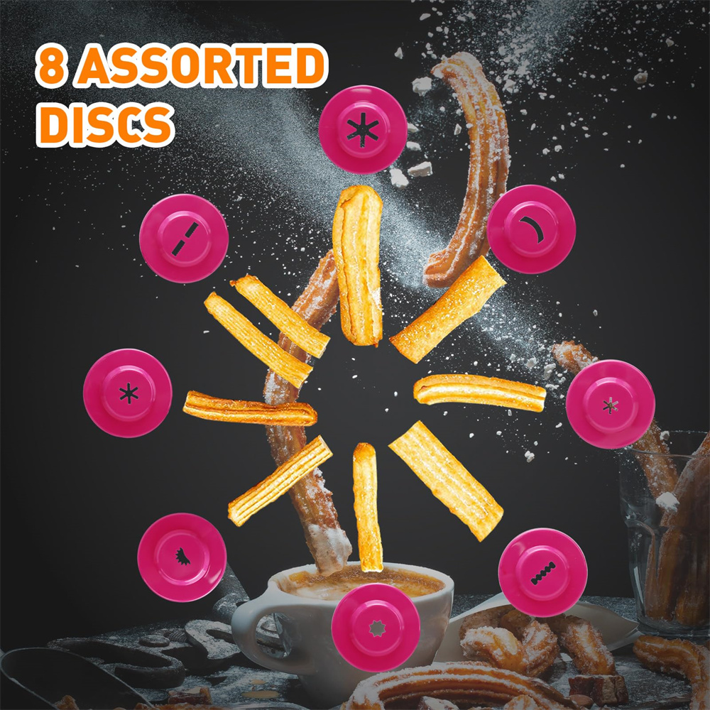 DIY Manual Cookie Press Maker  - Churros Maker Gun のレビューと価格