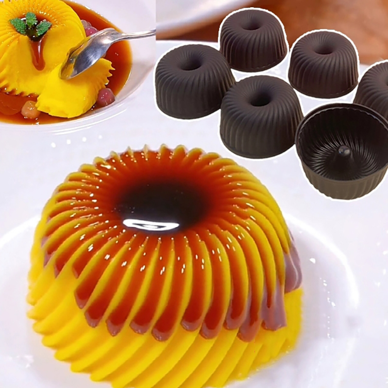 C 1pc Caramel Pudding Jelly Pa - Donut Mold Silicone のレビューと価格
