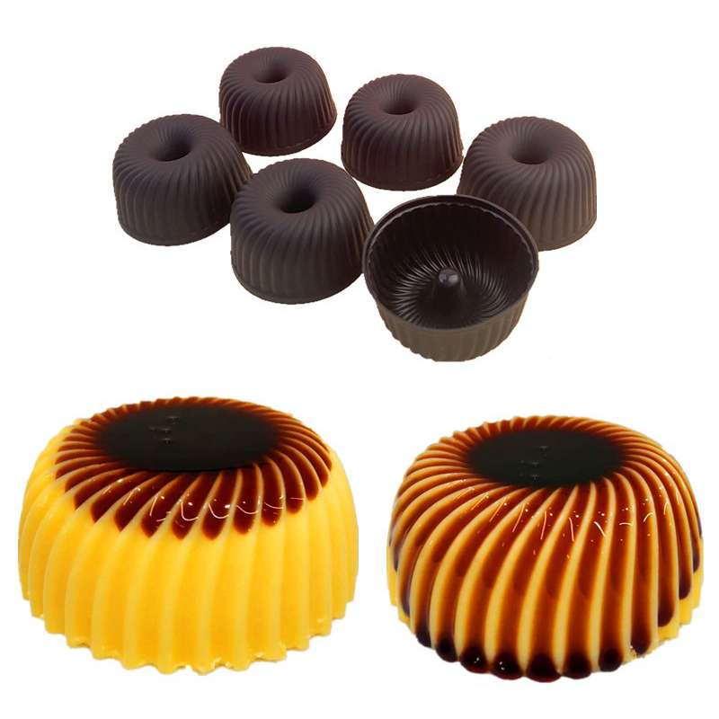 C 1pc Caramel Pudding Jelly Pa - Donut Mold Silicone のレビューと価格