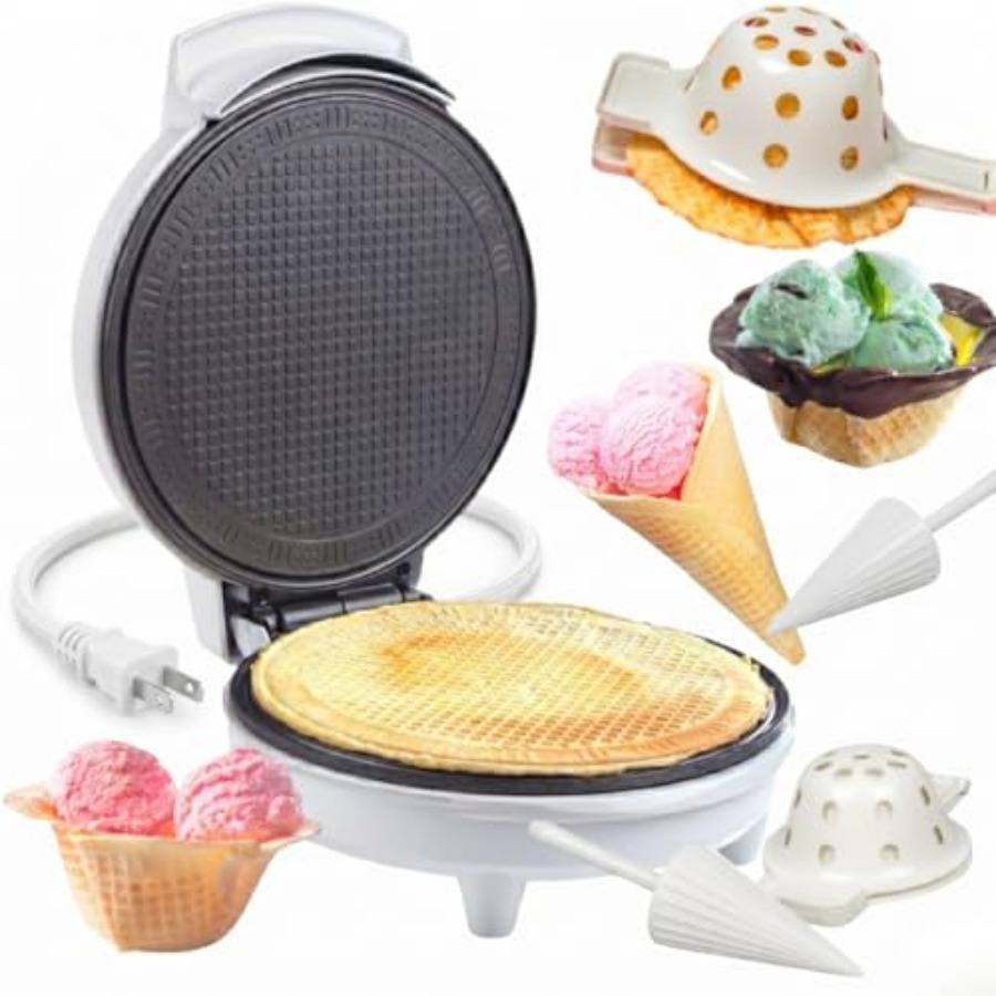 Waffle Cone and Ice Cream Bowl - Waffle Cone Maker のレビューと価格