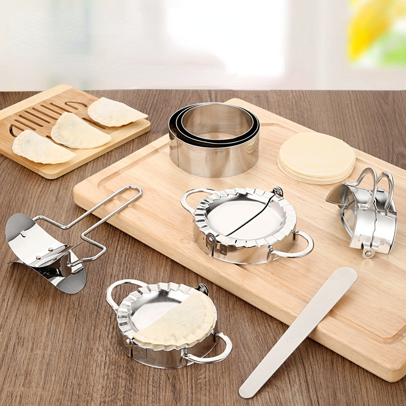 Stainless Steel Dumpling Maker - Dumpling Press Set のレビューと価格