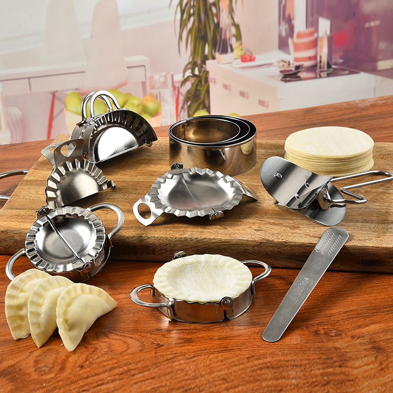 Stainless Steel Dumpling Maker - Dumpling Press Set のレビューと価格