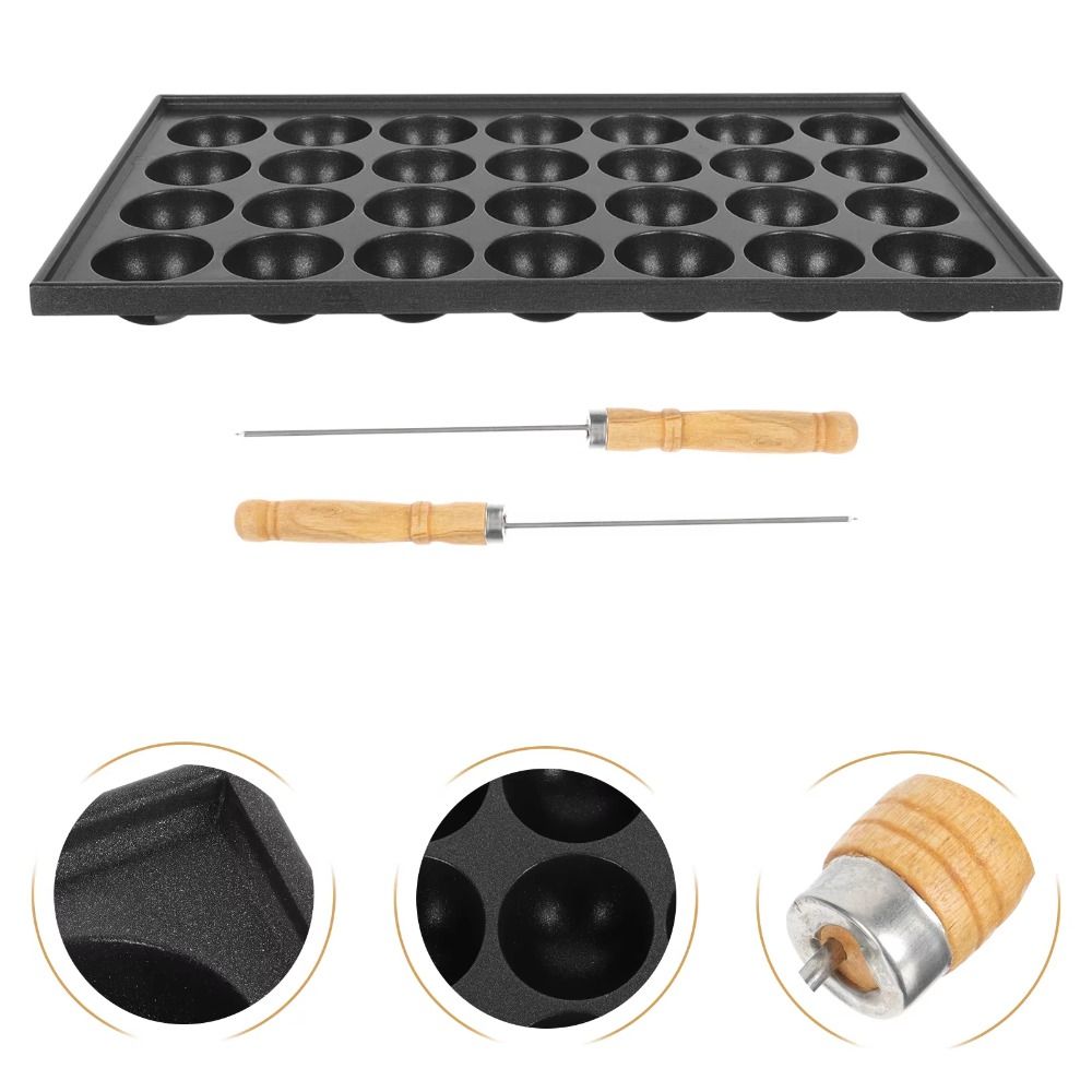 28 Holes Durable Nonstick Tako - Takoyaki Grill Plate のレビューと価格
