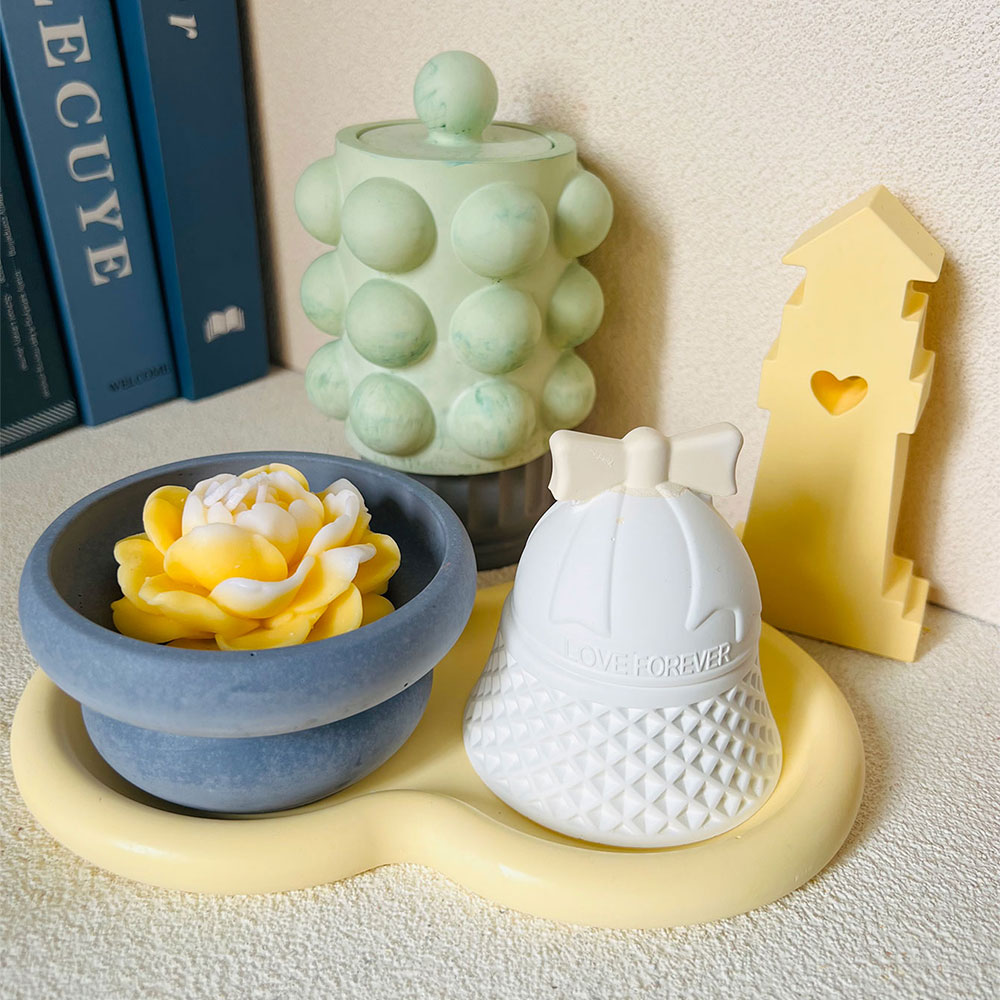 Bubble Jar Candle Vessel Concr - Donut Mold Silicone のレビューと価格