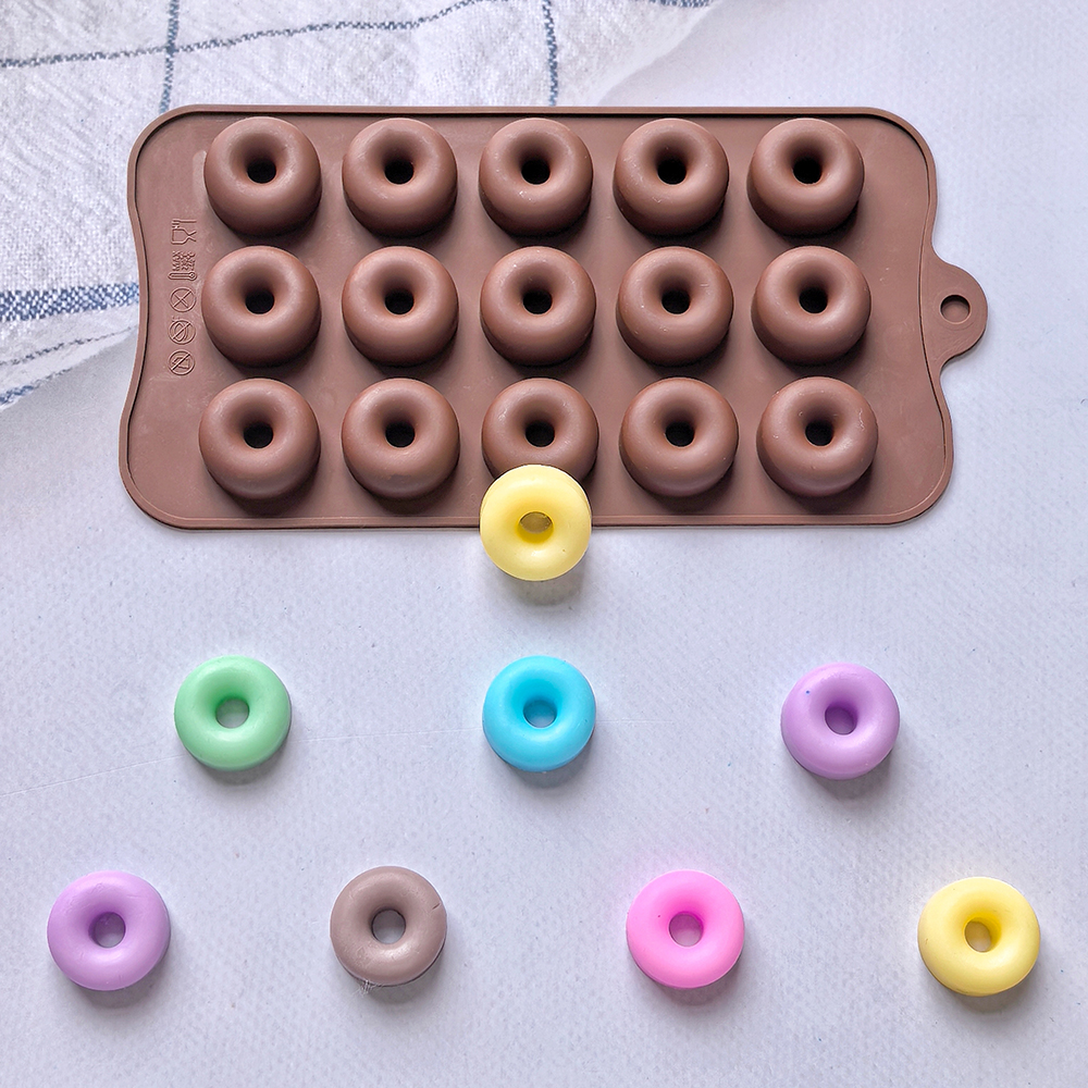1pc 15 hole donut shaped DIY n - Donut Mold Silicone のレビューと価格