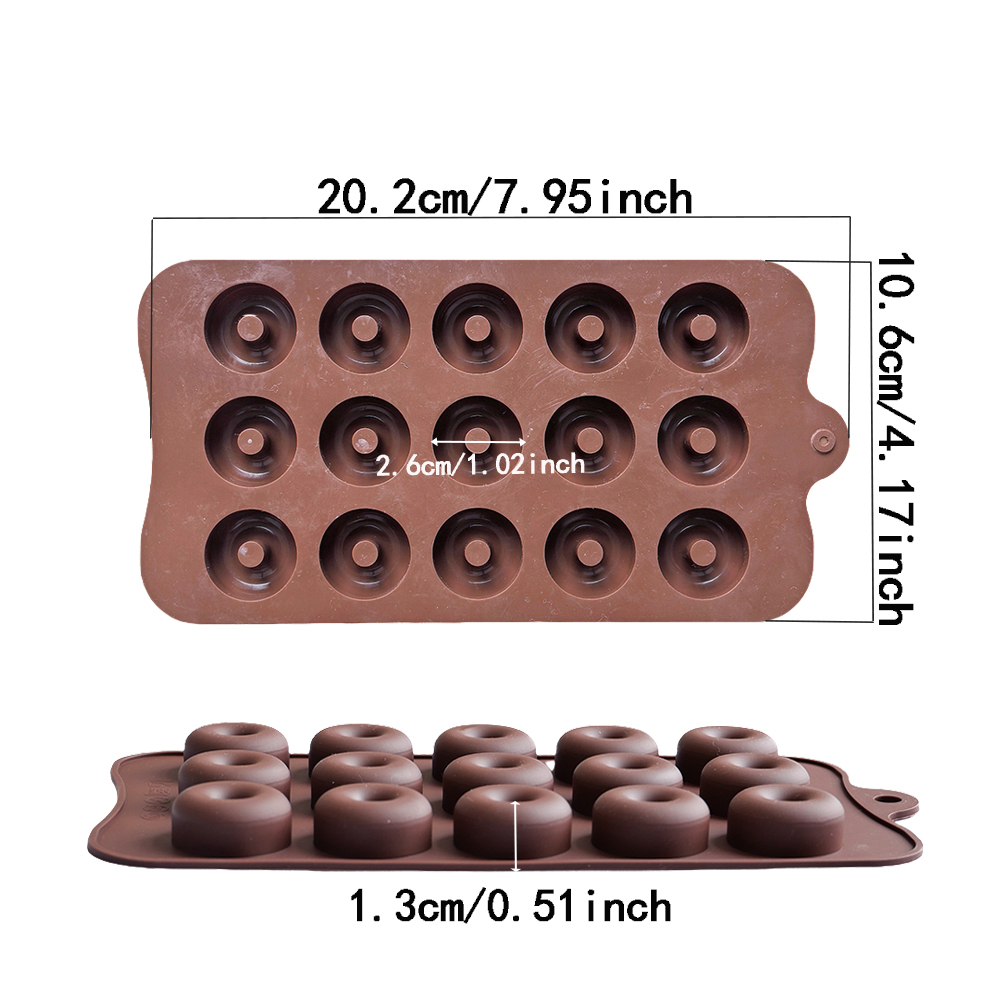1pc 15 hole donut shaped DIY n - Donut Mold Silicone のレビューと価格