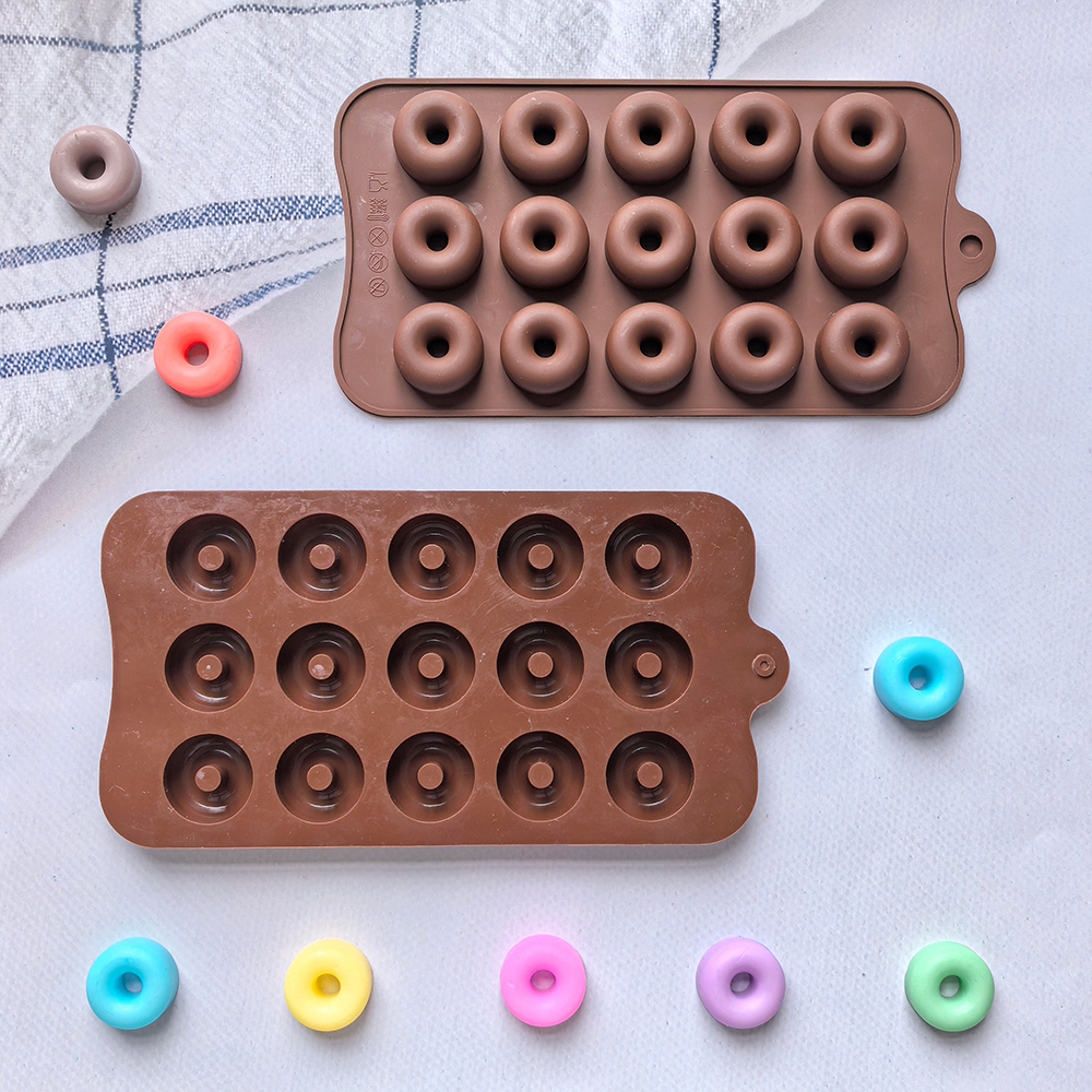 1pc 15 hole donut shaped DIY n - Donut Mold Silicone のレビューと価格