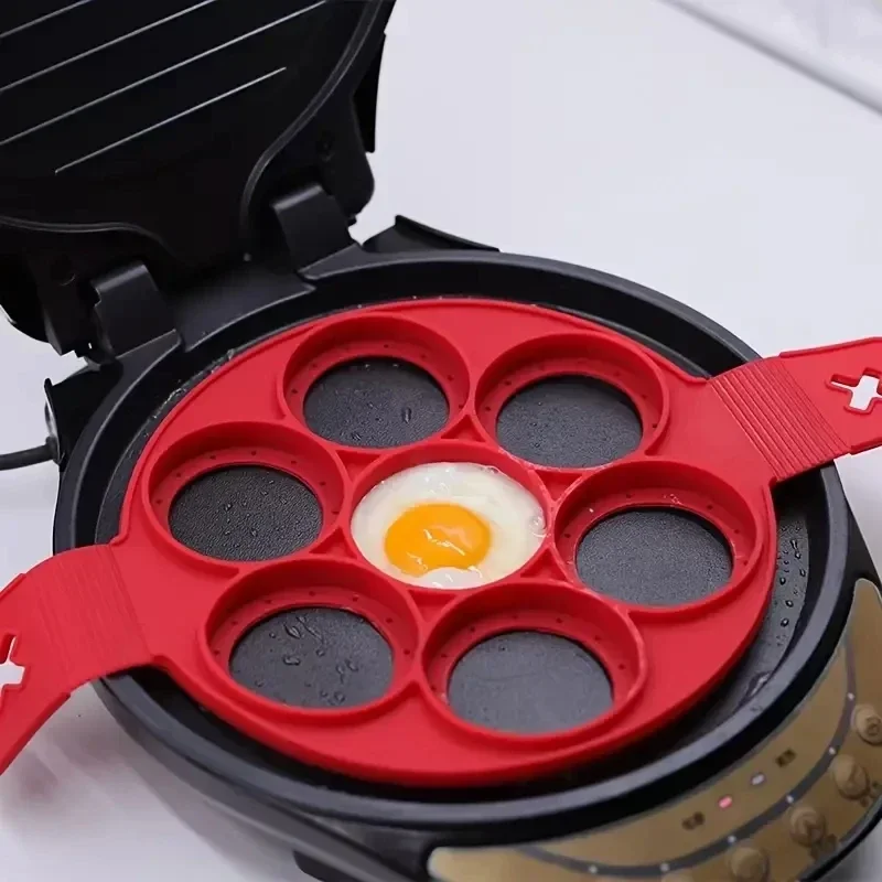 Silicone 7-hole Circular Fryin - Egg Waffle Pan のレビューと価格