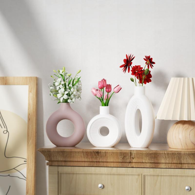 Nordic Donut Shape Vase Silico - Donut Mold Silicone のレビューと価格