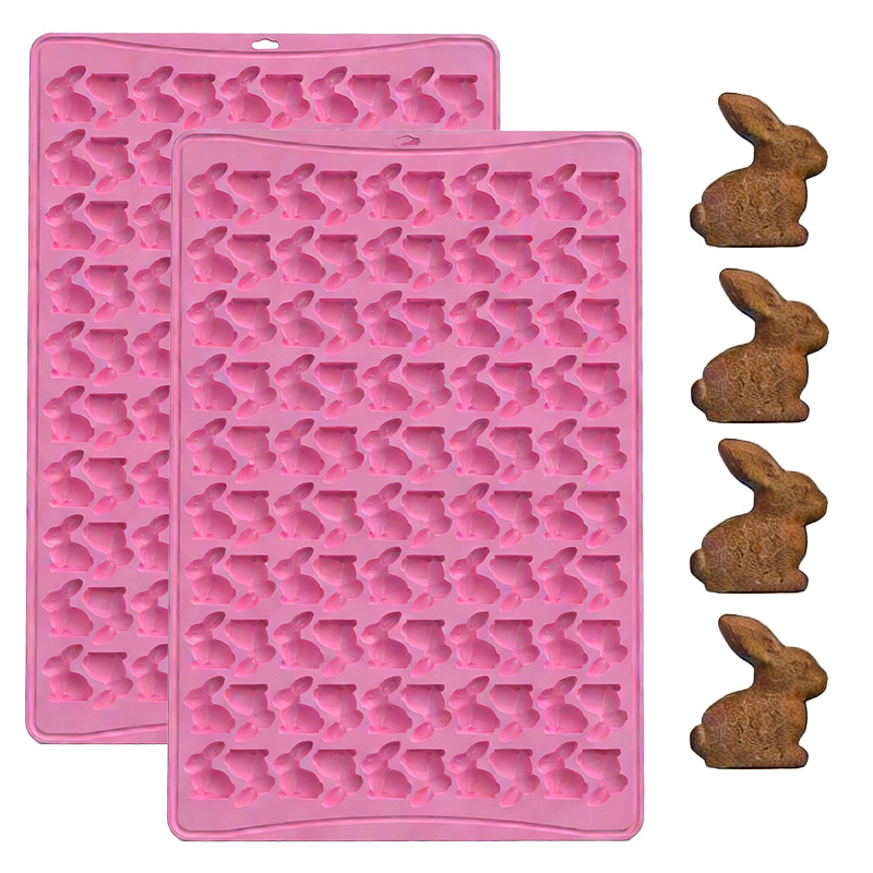1pc 100 Grid 3D Rabbit Cookie  - Bunny Cake Mold のレビューと価格