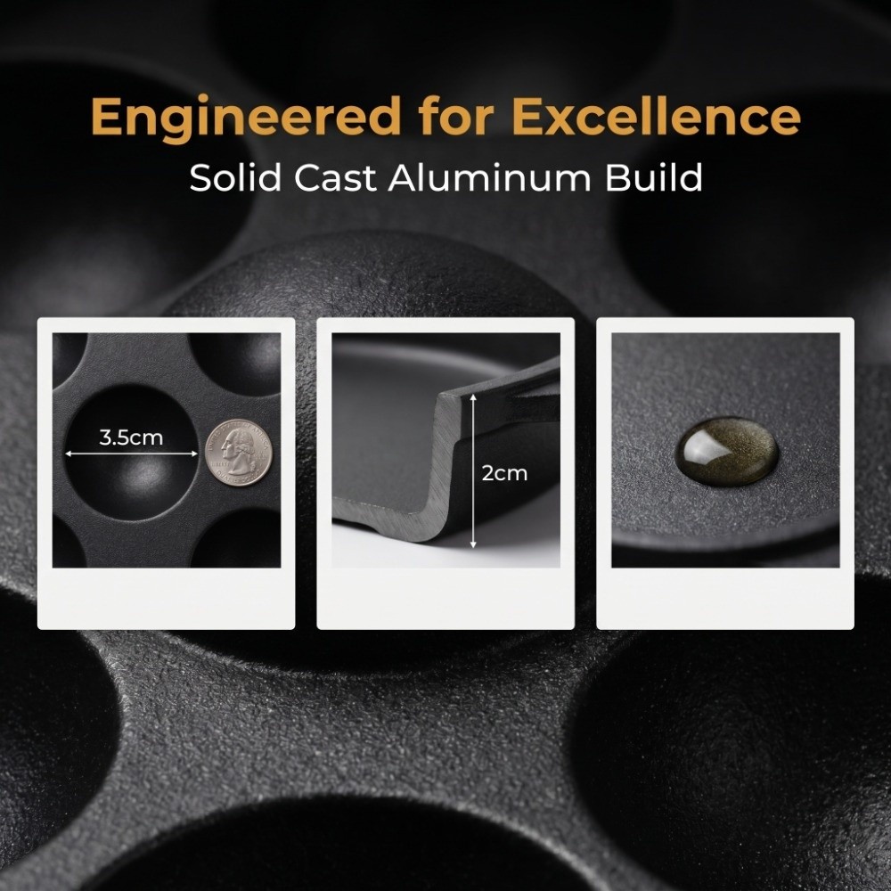 Cast Aluminum Takoyaki Grill P - Takoyaki Grill Plate のレビューと価格