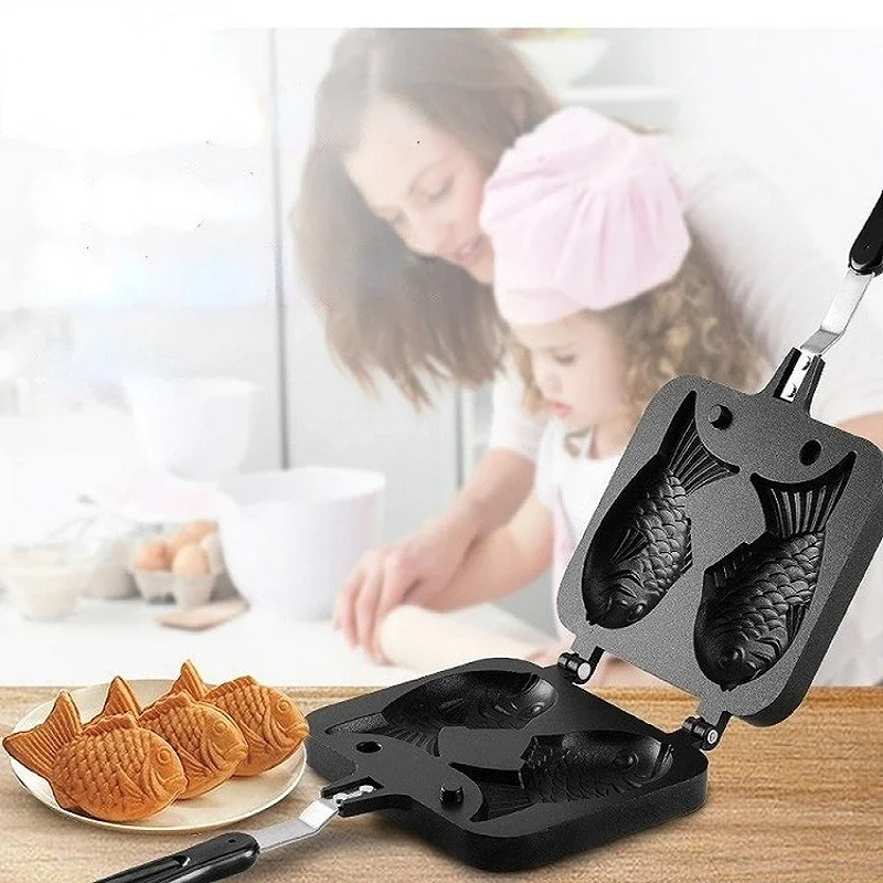 Kitchen Japanese Taiyaki Doubl - Egg Waffle Pan のレビューと価格