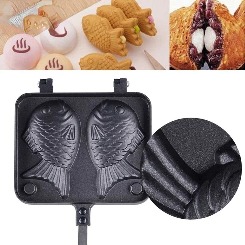 Kitchen Japanese Taiyaki Doubl - Egg Waffle Pan のレビューと価格
