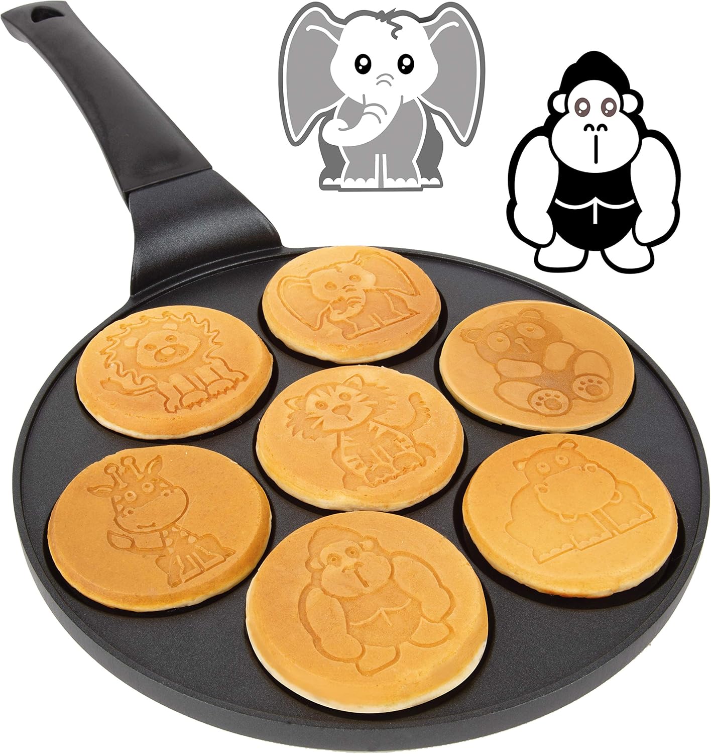 Animal Mini Pancake Pan - Make - Mini Pancake Griddle のレビューと価格