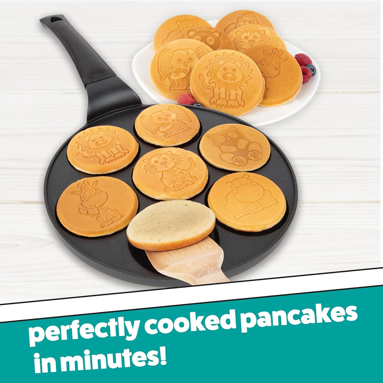 Animal Mini Pancake Pan - Make - Mini Pancake Griddle のレビューと価格