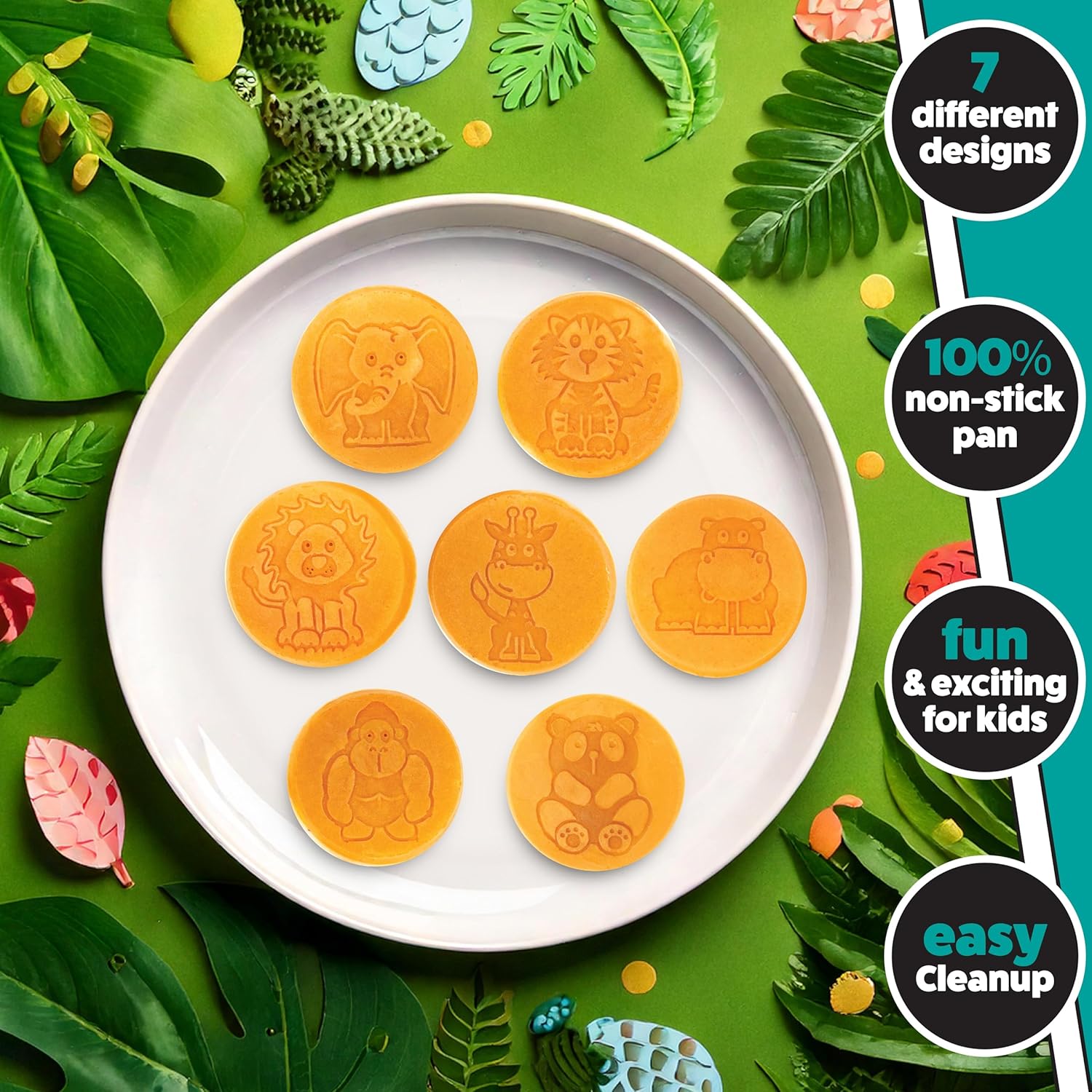 Animal Mini Pancake Pan - Make - Mini Pancake Griddle のレビューと価格