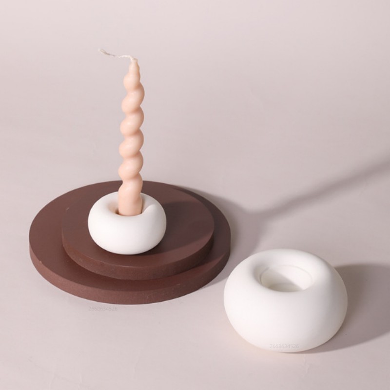Circular Donut Candle Holder S - Donut Mold Silicone のレビューと価格