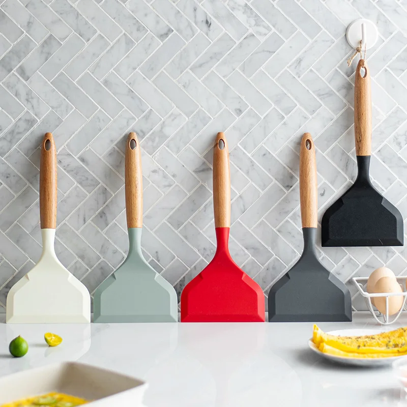 2Pcs Silicone Spatula Wide Mou - Okonomiyaki Spatula のレビューと価格